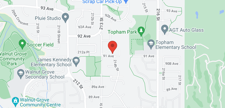 map of 21445 91 AVENUE